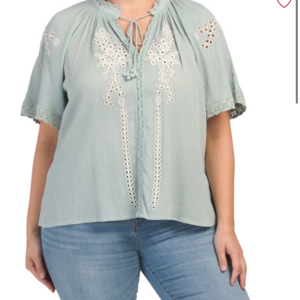 Gauzy eyelet blouse - Catherine Malandrino